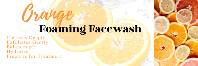 orange facewash